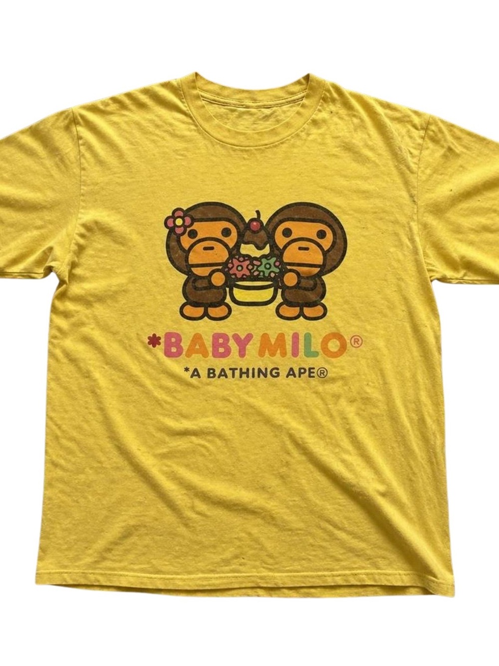 Gildan Yellow Baby Monkey Graphic Tee, Gift For Her, For Him